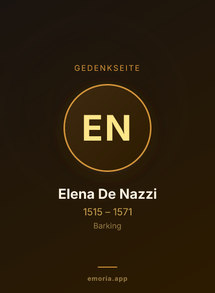 Gedenkportrait von Elena De Nazzi