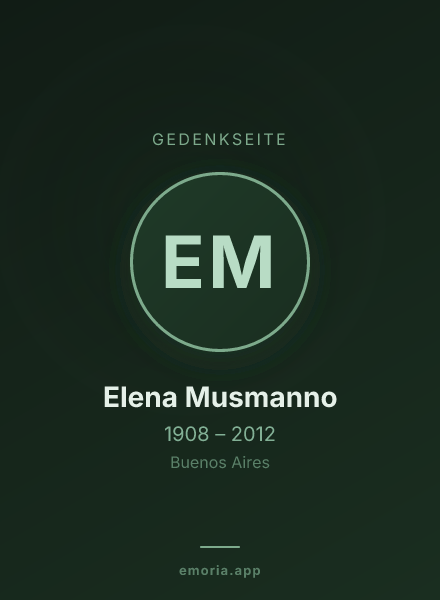 Gedenkportrait von Elena Musmanno
