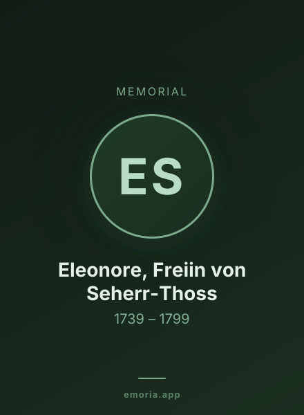 Memorial portrait of Eleonore, Freiin von Seherr-Thoss