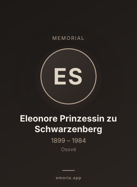Memorial portrait of Eleonore Prinzessin zu Schwarzenberg