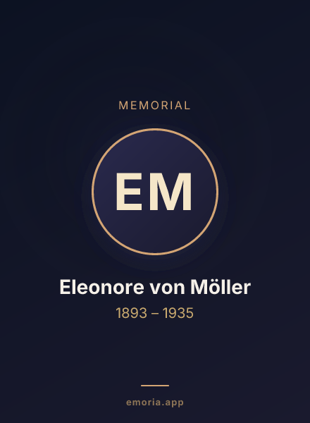 Memorial portrait of Eleonore von Möller