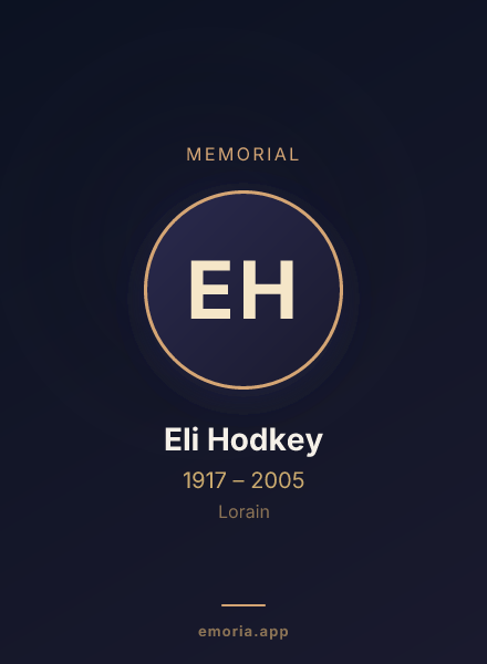 Memorial portrait of Eli Hodkey