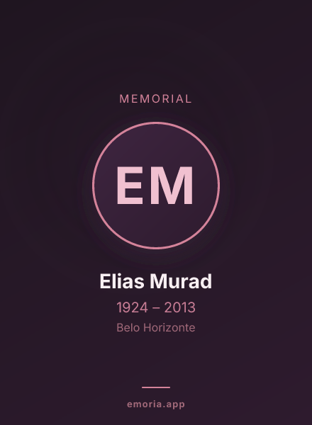 Memorial portrait of Elias Murad