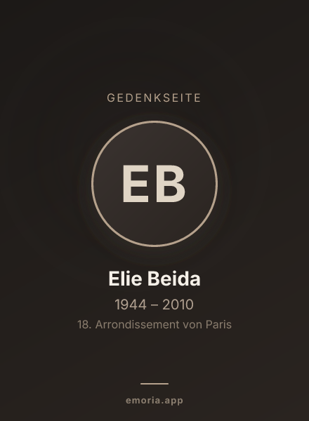 Gedenkportrait von Elie Beida