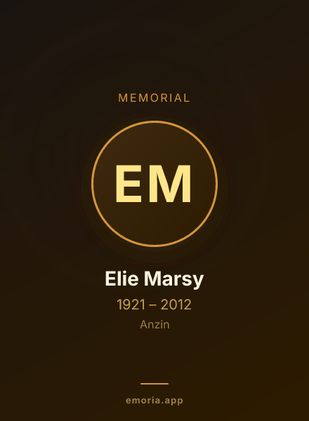 Memorial portrait of Elie Marsy