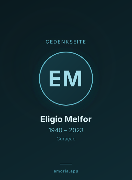 Gedenkportrait von Eligio Melfor