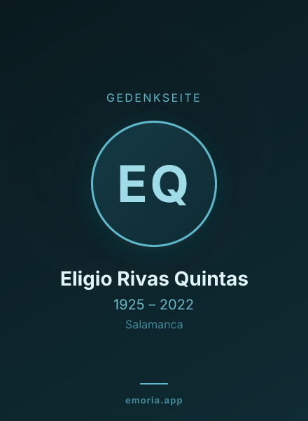 Gedenkportrait von Eligio Rivas Quintas