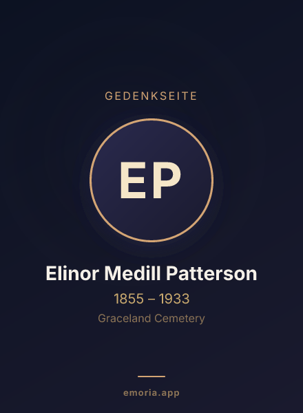 Gedenkportrait von Elinor Medill Patterson