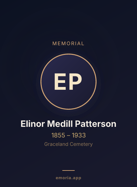 Memorial portrait of Elinor Medill Patterson