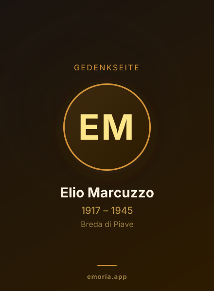 Gedenkportrait von Elio Marcuzzo