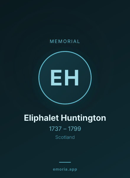 Memorial portrait of Eliphalet Huntington