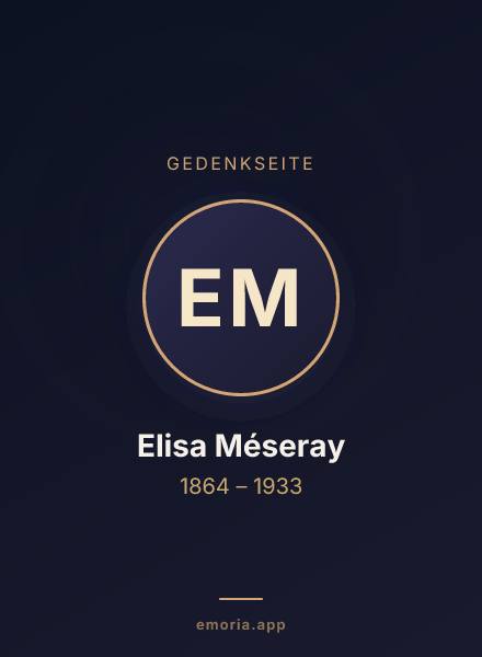 Gedenkportrait von Elisa Méseray