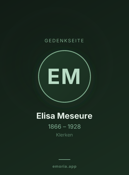 Gedenkportrait von Elisa Meseure