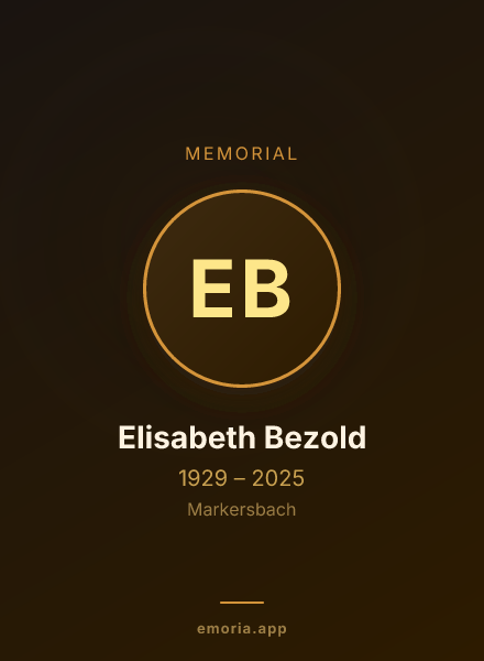 Memorial portrait of Elisabeth Bezold