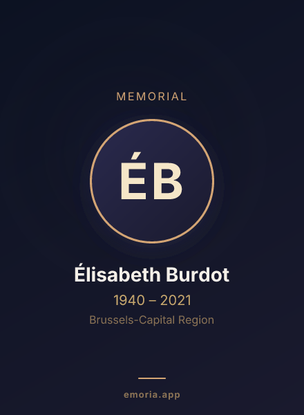 Memorial portrait of Élisabeth Burdot