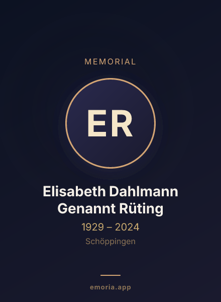 Memorial portrait of Elisabeth Dahlmann Genannt Rüting