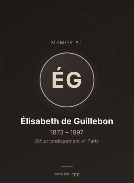 Memorial portrait of Élisabeth de Guillebon