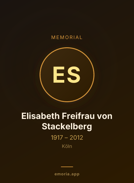 Memorial portrait of Elisabeth Freifrau von Stackelberg
