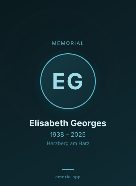 Memorial portrait of Elisabeth Georges