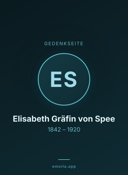 Gedenkportrait von Elisabeth Gräfin von Spee