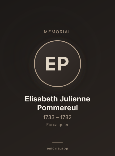 Memorial portrait of Elisabeth Julienne Pommereul