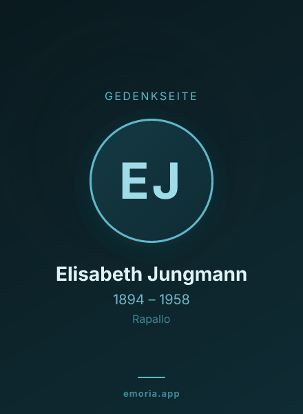 Gedenkportrait von Elisabeth Jungmann