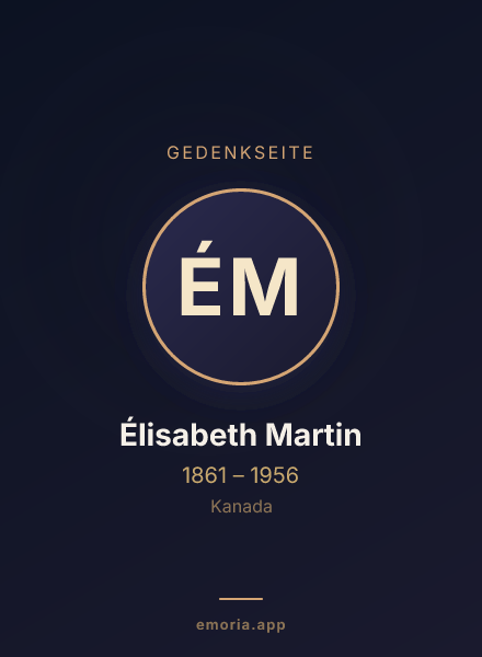 Gedenkportrait von Élisabeth Martin