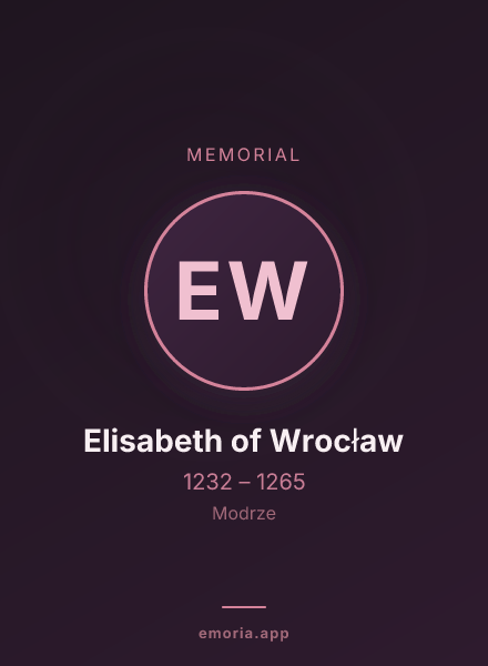 Memorial portrait of Elisabeth of Wrocław