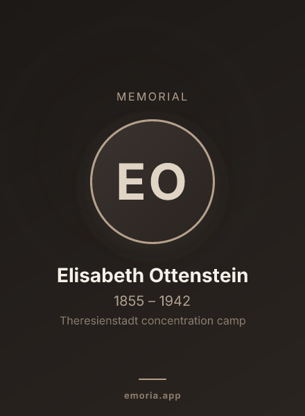 Memorial portrait of Elisabeth Ottenstein