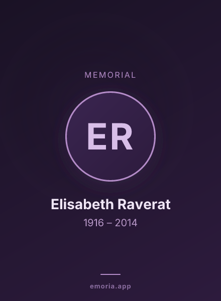 Memorial portrait of Elisabeth Raverat