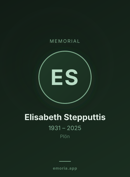 Memorial portrait of Elisabeth Stepputtis