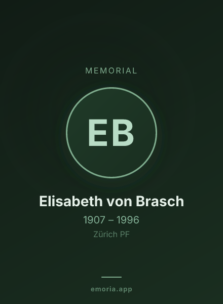 Memorial portrait of Elisabeth von Brasch