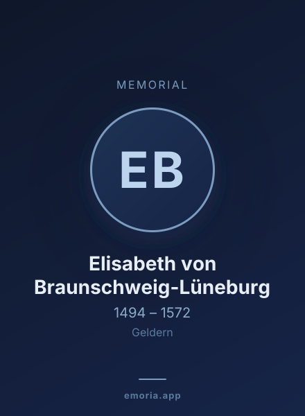 Memorial portrait of Elisabeth von Braunschweig-Lüneburg