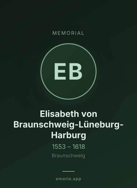 Memorial portrait of Elisabeth von Braunschweig-Lüneburg-Harburg