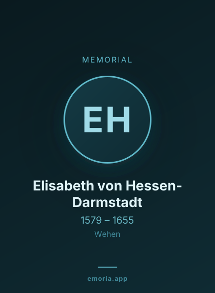 Memorial portrait of Elisabeth von Hessen-Darmstadt