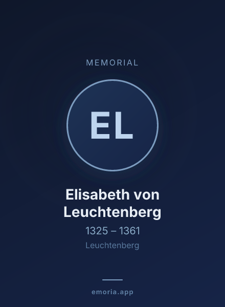 Memorial portrait of Elisabeth von Leuchtenberg