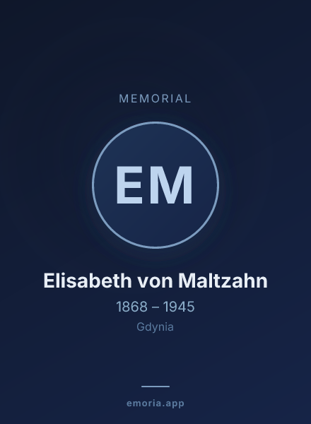 Memorial portrait of Elisabeth von Maltzahn