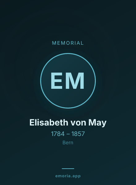 Memorial portrait of Elisabeth von May