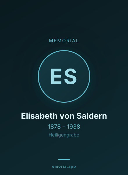 Memorial portrait of Elisabeth von Saldern