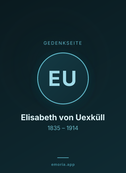 Gedenkportrait von Elisabeth von Uexküll