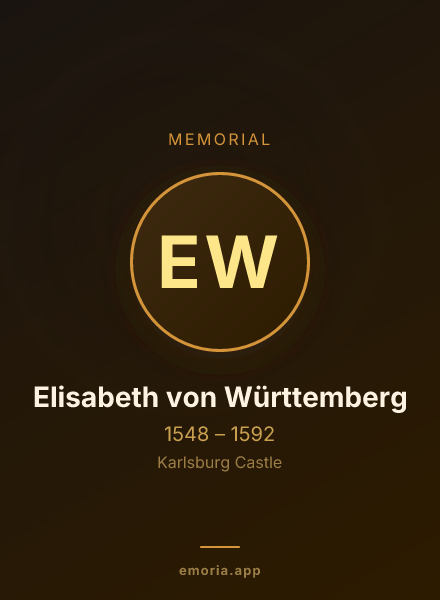 Memorial portrait of Elisabeth von Württemberg