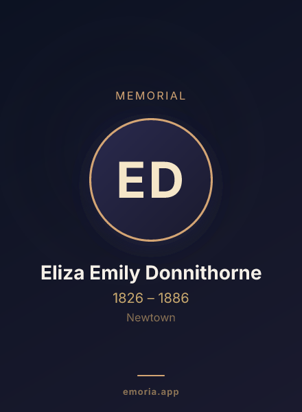 Memorial portrait of Eliza Emily Donnithorne