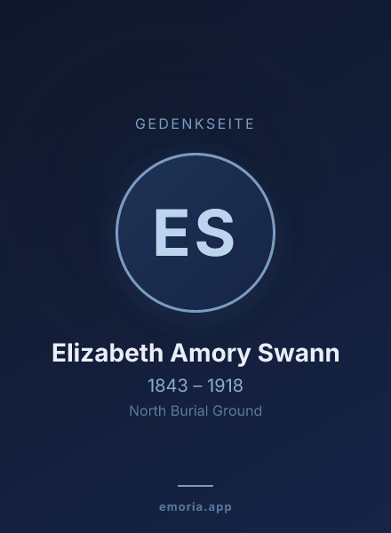Gedenkportrait von Elizabeth Amory Swann