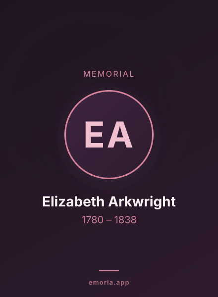 Memorial portrait of Elizabeth Arkwright