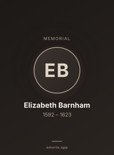 Memorial portrait of Elizabeth Barnham