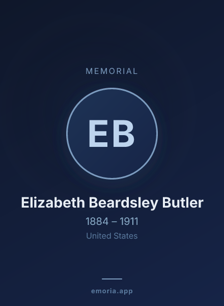 Memorial portrait of Elizabeth Beardsley Butler