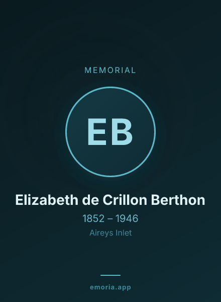 Memorial portrait of Elizabeth de Crillon Berthon