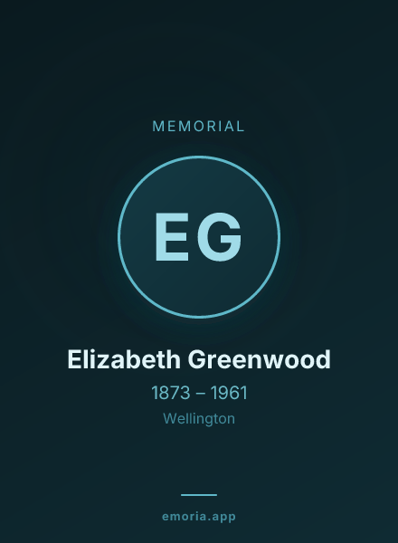 Memorial portrait of Elizabeth Greenwood