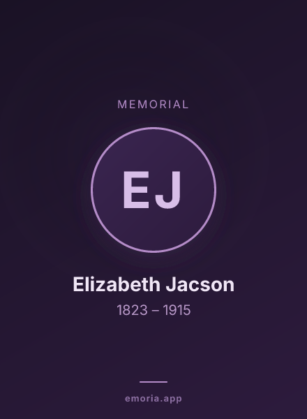 Memorial portrait of Elizabeth Jacson