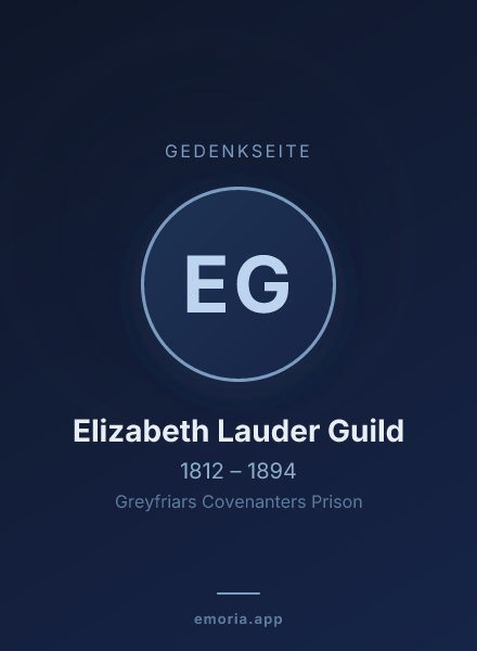 Gedenkportrait von Elizabeth Lauder Guild